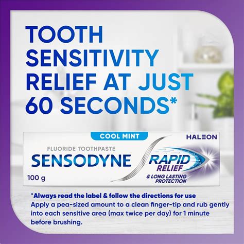 Buy Sensodyne Sensitive Teeth Pain Rapid Relief Toothpaste 100g Online