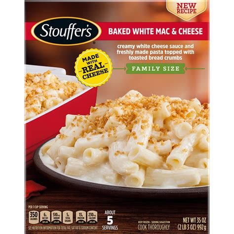 Stouffers Large Size Macaroni Cheese Frozen Meal 20 Meijer