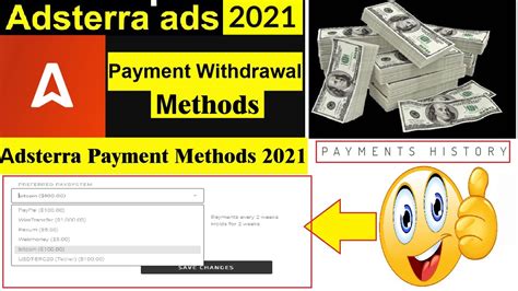 Adsterra Payment Methods Adsterra Payment Method 2021 YouTube