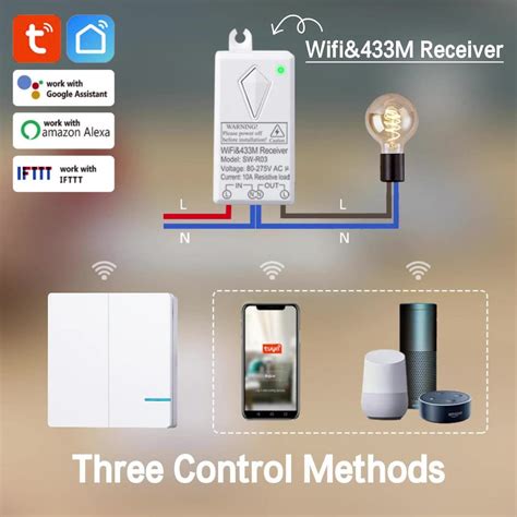 Wifi Remote Control Smart Light Switch 2 Gang Wireless Smart Wall Light