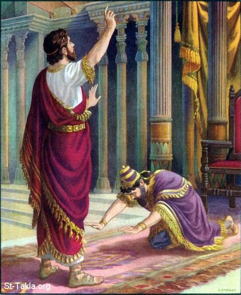 Image: 33 Nebuchadnezzar acknowledges Daniel's God