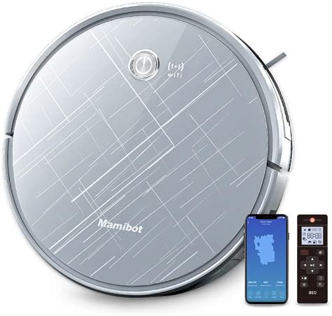 Mamibot EXVAC660 Robot Vacuum and Mop Combo, 2-in-1 Sweeping Robot ...