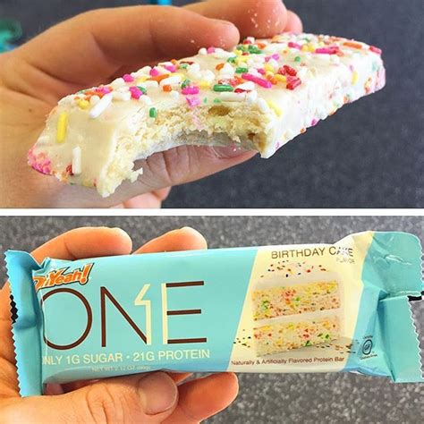 The 20 Best Ideas For One Birthday Cake Protein Bar Best Collections