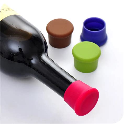 Silicone Wine Bottle Stoppers Approved Food Grade Silicone Durable