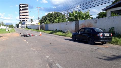 Dz Patrulha Acidente De Tr Nsito Envolvendo Carro E Moto Em Mossor