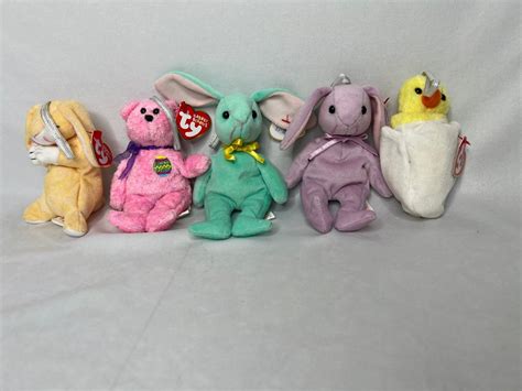 Choice Of Ty Basket Beans Beanie Babies Easter Spring Themed Ornaments