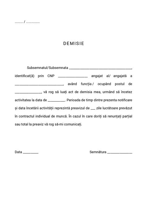 Model De Cerere Resume Template