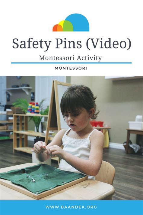 Safety Pins Montessori Activities Watch This Short Video As Ms Wood