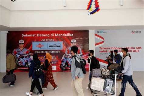 Peningkatan Penumpang Di Bandara Lombok Jelang MotoGP Foto 4 1916661