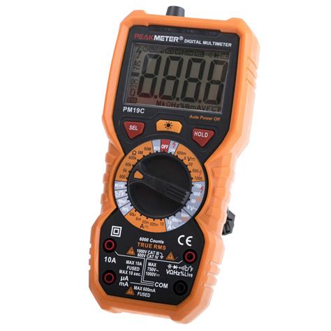 Multimeter PM19C True RMS Profi DMM Peakmeter 6000 Counts NCV