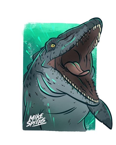 Michael Spiers On Instagram Day Is The Mosasaurus Mosasaurus