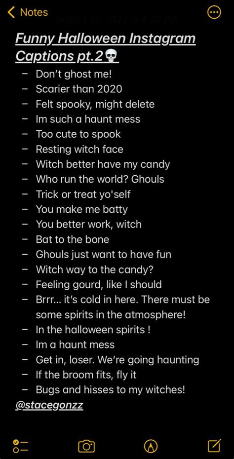 Funny Halloween Instagram Captions One Word Instagram Captions