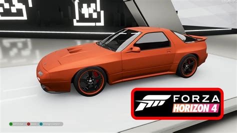 Forza Horizon 4 1990 Mazda Savanna Rx 7 Customize And Drive Youtube