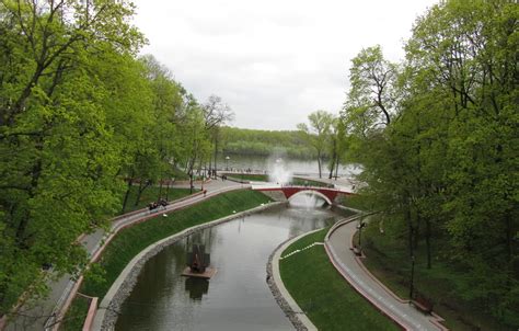 Wallpaper The City Park Gomel For Mobile And Desktop Section пейзажи