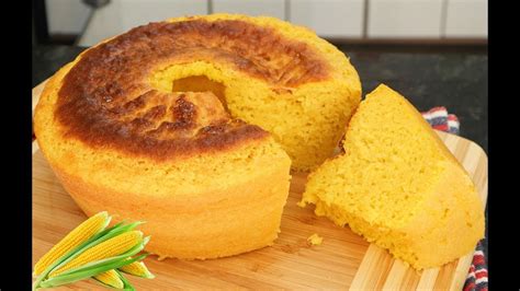 Bolo De Milho De Lata Simples Farinha De Trigo Bolo De Milho De