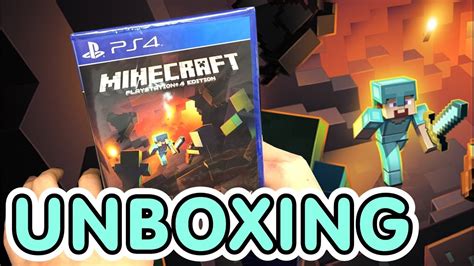 Minecraft Playstation 4 Edition Unboxing Youtube