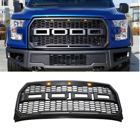 Modified For Ford F150 Grill Raptor Style For F 150 2015 2016 2017 Racing Grills Front