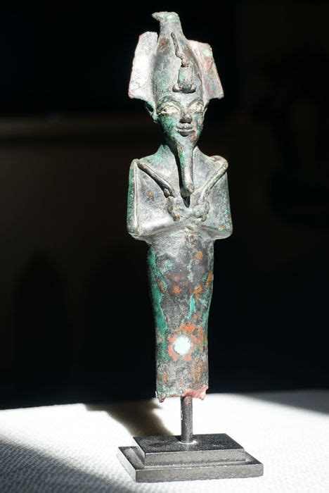 Oud Egyptisch Brons Figuur Van Osiris Uit De Late Dynastie Catawiki