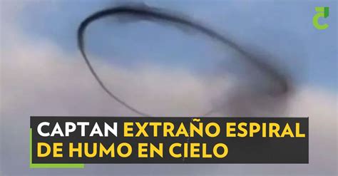 Captan extraño espiral de humo en cielo de Sonora