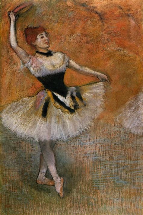 Dancer With Tambourine Edgar Degas Degas Dipinti Arte