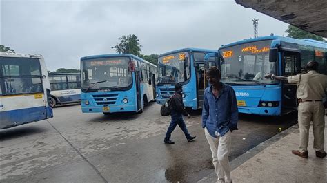 Bengaluru Majestic Kempegowda Bus Terminal BMTC Bus Morning Rush In