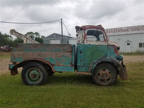 1940 Ford Coe Cabover Wrecker Tow Truck Flathead Barn Find Patina