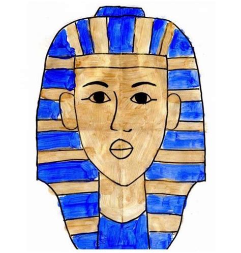 Easy How To Draw King Tut Tutorial And King Tut Coloring Page Artofit