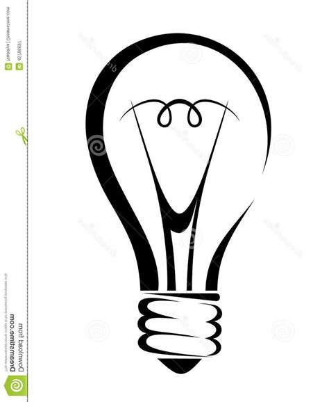 Light Bulb Silhouette Vector At Collection Of Light Bulb Silhouette Vector