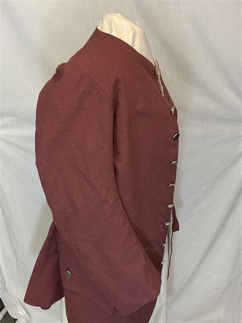 18th Century Mens Sleeved Waistcoat Etsy