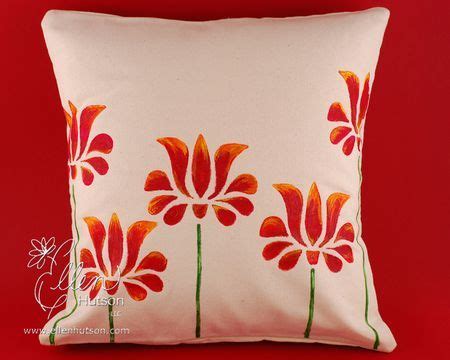 Simple Fabric Painting Designs For Pillow Covers