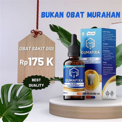 Jual Obat Sakit Gigi Paling Ampuh Gumafixa Sakit Gigi Berlubang Gusi