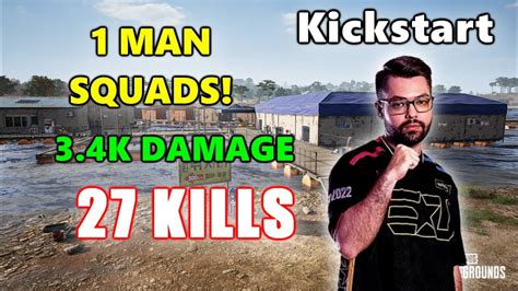 Kickstart Kills K Damage Man Squads Pubg Youtube