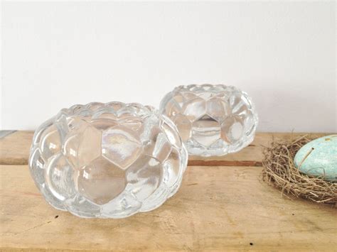 Votive Candle Holder Bubble Glass Wedding By Lillyqueenvintage