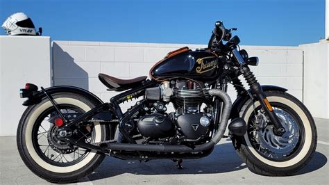 2018 Triumph Bonneville Bobber Black For Sale In Cycle Trader