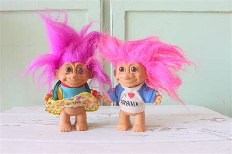 Vintage Trolls Doll Setdoll Collectible Troll 1980s Etsy