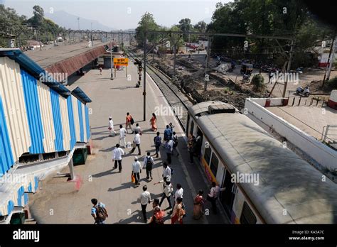 Karjat railway station, thane, maharashtra, India, Asia Stock Photo - Alamy