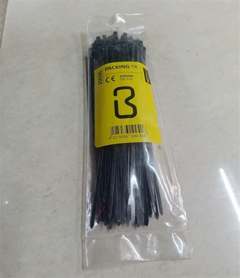 Black Bestrap Mm Nylon Cable Packing Tie At Rs Pack Nylon Tie