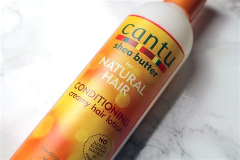 Cantu Conditioning Creamy Hair Lotion Review Natural Hair Care Beauty Blog Sybilcreates