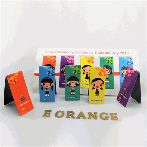 Custom Magnetic Bookmarks E Orange International