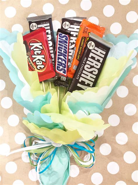 How To Make A Candy Bar Bouquet Dixie Delights