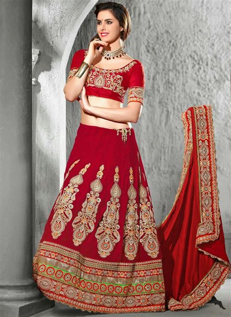 Maroon Velvet Wedding Lehenga Choli Bridal Lehenga Choli