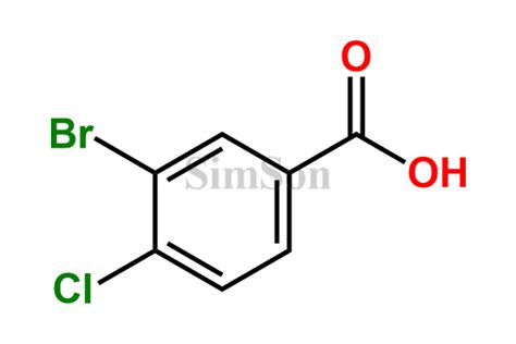 3 Bromo 4 Chlorobenzoic Acid CAS No 42860 10 6 Simson Pharma Limited