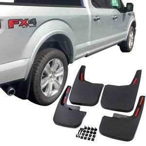 Fits Ford F 150 Mud Flaps 15 20 Mud Guards Splash Flares 4 Piece Front