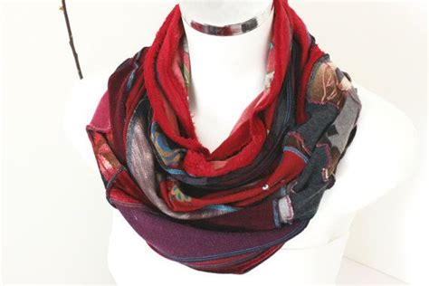 Handmade Men Scarf Red Colored Scarf Handmade By Nazcolleccolors