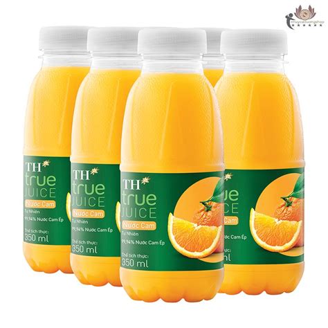 Nước Cam Tự Nhiên 9994 Nước Cam ép Th True Juice Lốc 06 Chai