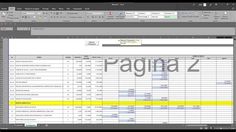 Planillaje Y Control De Obras Ingreso Del Cronograma Valorado De Obra