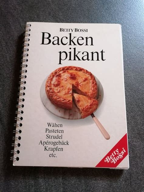 Betty Bossi Kochbuch Backen Pikant Kaufen Auf Ricardo