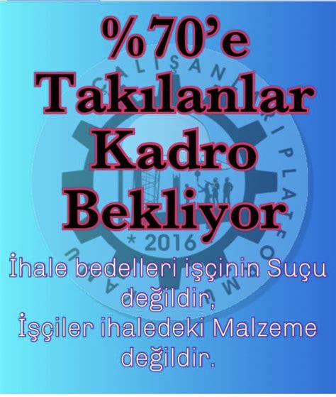 Taşeron kulisi on Twitter KamuHâlaTaşeron Kamuda asıl işi yapanlara