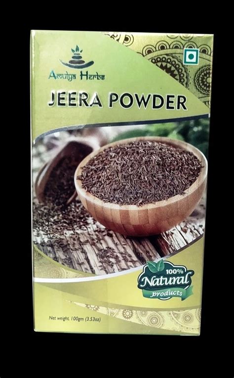 Pure Herbal Organic Gms Amulya Jeera Whole Granules Grade Good