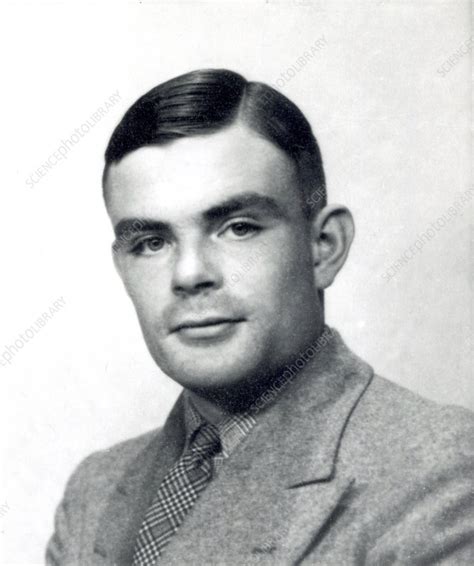 Alan Turing British Mathematician And Computer Scientist Stock Image